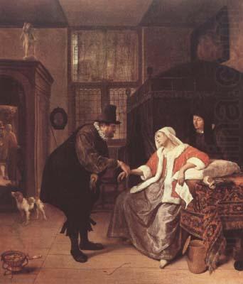 Jan Steen The Lovesick Woman (mk08) china oil painting image